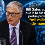 Bill Gates advierte que una inteligencia artificial sin control podría causar mil millones de muertes