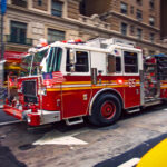 New,York,Firefighter,Pumper,Truck,Responding,To,A,Emergency,Call