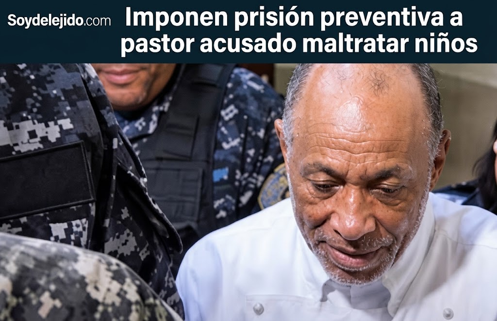 Pastor acusado de maltrato infantil recibe prisión preventiva en San Cristóbal.