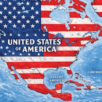 Trump publica mapa con bandera de EE.UU. sobre México y el Caribe; Sheinbaum responde